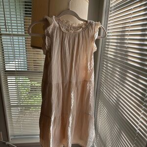Copper Key Cream Dress XS
